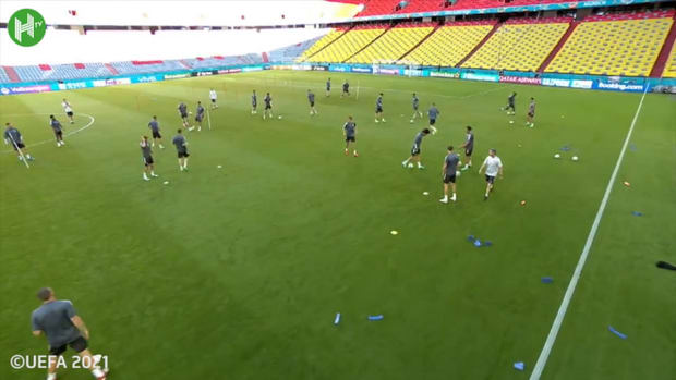 German stars prepare to face France